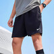 Nike (Nike) Shorts Men 2025 Été Nouveau Ice Silk Sèche rapide Pantalons de survêtement à cinq points Pantalons décontractés Pantalon d'entraînement respirant DV9858-010 / Black / Show Photos pour retourner 5 XL (180 / 84A)