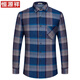 Hengyuanxiang Camisa cálida Camisa caliente Los hombres de manga larga de mediana parte de los hombres, camisa a cuadros enhoraborada de terciopelo, pelaje de algodón puro de gran tamaño, traje de invierno de invierno rojo 9902 más terciopelo en espesor 2xl 180 tamaño [recomendado 150168 Jin [Jin equivale a 0,5 kg]]]