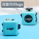 Huston Edc Unzip Rubik's Cube Nouveaux et étranges Toys fidgetcube Décompression Artefact DICE CHILDS'S'S Toy Gift # 9 All Black