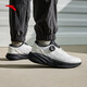 ANTA Burning MAX丨Men's Shoes Training Shoes Spring Fitness Squat Shoes Strength Training Sports Shoes for Men Lace-Free Papery White/Ink Gray-5 40