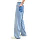 Yoyo One (Yoyo One) Girls 'Hose für Sommer dünne Kinderstufe weiche Jeans Big Kinder Sommerkleidung Eis Seide geradee Hose Moskito-vorgeschützte Hose 15013 Blau + 9921 Weiß 170 cm