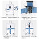 Banzheni Cross Packing Belt Overseas Consignment Trolley Case Bundling Belt TSA Password Lock Cable Belt Luggage Belt Lock Travel Security Binding Belt Sky Blue