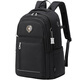 Oxford University Schoolbag Male Middle School Student Schoolbag Female Middle and High School College Student Backpack Reduced Burden Travel Backpack X855B Black