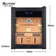 SILIWERE cigar cabinet constant temperature and humidity cigar cabinet custom cigar cabinet 560H high black titanium brushed LCD WiFi alcohol 56L exclusive version