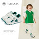 Terranis Toddler Shoes Autumn New Mesh Breathable Running Shoes Boys and Girls Soft Soled Functional Shoes White/Green 23 Inner Length 15.0/Suitable for Foot Length 14.0