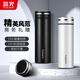 Fuguang Thermalbecher für Männer und Frauen 316 Edelstahl -Wasserbecher Tee Tasse Business Custom Geschenkbecher Schriftzüge großer Kapazität Tasse 480 ml Schwarz [316 Edelstahl + Matte]