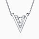 Pt.Charm platinum necklace women's Pt950 platinum necklace women's versatile personality O-shaped chain collarbone V-shaped set necklace Mother's Day spot 3.5-3.6 grams