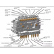 XMSJ Carter CAT320323336GC / 374GX POMPE HYDRAULIQUE POMPE PROPORDITIONNEL DU BRAKE ROTARY Sécurité 585-9230 (deux ans de garantie)