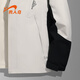 Guirenniao Jacket Men's Autumn and Winter New Windproof Thickened Jacket Three-in-One Outdoor Work Wear Mountaineering Fishing Suit Men's White XL