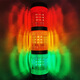 Three-color light warning light machine tool light TPFB5-L73ROG foldable 24V 220V signal tower light TPFL5-73ROG-always on 24V tungsten light