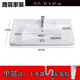 XMSJ缇彩 台上盆半嵌入式单盆一体陶瓷台中卫生间洗漱台家用方形洗脸 12048盆配龙头全套