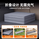 Shantoulin Village car single bed car SUV special folding mattress on car sleeping artifact trunk leveling mat sleeping mat d Navy blue 5cm thick [60CM*180CM]