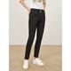 
JUZUI (JUZUI) shopping mall same casual daily elastic pencil pants jeans autumn style JWDQ12117 plain black XS