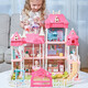 Yasni Fantasy Princess House Dress Up DIY Girl Spielzeug Kinder Simulation Villa Schloss Geburtstagsgeschenk