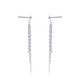 Caibai Jewelry Platinum Earrings Platinum Pt950 Tassel Ear Wire Price Approximately 1.65 grams