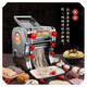 Jingyan Electric Noodle Press Vollautomatischer Edelstahl -Nudelmaschinen Haushalt Haushaltsknödelhaut Handwertige Roll -Nudeln integrierte Maschine Nudel Press 180 Edelstahl Luxustyp + Feingussmesser