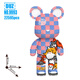 DUZ violent bear building blocks assembled adult tandem small particles girl couple ornaments large birthday gift children toys 9923 Jinx 90 cm