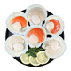 Fuhai Nishiki Sauce Half Shell Ezo Scallops 540g 6 pieces without sand hot pot barbecue ingredients seafood fresh shellfish gift