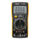 XMSJ新款万用表智能防烧表DT9205A高精度数字多功能维修电容 新款黄色9205A标配