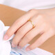Trendy Acer heart-beating solid gold ring for women as a birthday gift for girlfriend, price, live ring, about 1g