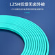 胜为（shengwei） 万兆多模光纤跳线LC OM3-300双芯尾纤Φ2.0低烟无卤LSZH抗弯曲 LC-LC多模万兆（50/125） 2米