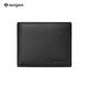 NAVIGARE Italian small sailboat wallet genuine leather short casual wallet driver's license card bag birthday gift gift black - no driver's license first layer cowhide (counter gift box)