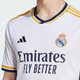Adidas Cool Soccer adidas 23-24 Nouvelle saison Real Madrid Home Edition Fan Edition courte Jersey HR3796 HR3796 Fan Edition S
