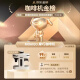 MOAIQO Moqiao coffee machine home American semi-automatic grinding all-in-one machine extracts small Italian office concentrated milk foam small scale K1 [super high appearance] 15-speed grinding adjustment/imported pump pressure