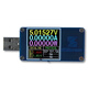 Voltímetro de corriente Medidor USB QC4+PD3.02.0pps Capacidad de protocolo de carga rápida Aleación de aluminio U2 ZY1276P Tabla azul grande ZY1271 Gran mesa roja Rojo