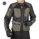 Star Knight Summer Riding Traje de motocicleta motocicleta Equipo de motocicleta Racing Anti-caza Anti-caza transpirable para hombres resistente a la chaqueta de malla masculina juego de traje funcional skj-826 verde M