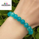 Yingyou 8A ice type amazonite loose beads round beads single bead necklace multi-treasure bracelet separated beads DIY bracelet jewelry accessories collection grade amazonite 4mm/2 pieces