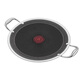 Sonorous 316 stainless steel Korean barbecue plate iron plate barbecue plate commercial outdoor baking pan camping picnic barbecue pot upgraded folding baking pan + four-piece set 34cm