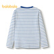 Balabala children's clothing children's long-sleeved T-shirt spring and autumn 2025 boys' tops girls' bottoming shirts baby 209925171202