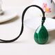 Light and cute natural malachite water droplets. Malachite green universal jade pendant. Malachite genuine. Natural raw stone malachite water droplets. Malachite green jade pendant.