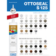 Otto Beauty Glass Glass Matt S70/S125 Silicona Neutral Anti-molde Cocina y baño Otteteeal S70-C1391 Hollín de partículas (estilo general)