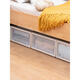 Boîte de rangement de rangement de garde-robe SpaceXpert Cabinet en plastique Cermeaux de stockage maison Boîte de rangement Boîte de rangement E3523 Profondeur de verrouillage épaissie 47 Largeur 35 Hauteur 23