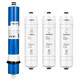 XMSJ美的净水器M6pp滤芯MRC15861687B1592A-50GMRO208B-4滤芯 (M6_PP+C1+C2+10寸RO蓝膜) +(小
