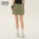 TeenieWeenie Bear Women's Wear 2024 Summer New Workwear Style Short Skirt Taslan Fabric Outdoor Women's Army Green 170/L
