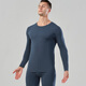 Modal 100S high-count men's thin single-piece tops base layer warm autumn clothes youth slim underwear round neck comfortable winter round neck high-end gray high-count autumn clothes XL (175) Recommended 120-150Jin Jin is equal to 0.5 kg