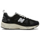 New Balance878 cómodo y sin deslizamiento bajo hombres y mujeres negros D Ancho 42.5