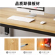 Coolin computer desk home desktop desk bedroom living room simple writing desk office study table warm white 1.2 meters