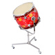 
FLOFAIR Percussion Orchestra Tinto drum Red Painted National Five Tones Pai Drum School Orchestra Pai Drum Tang Drum 3# Drum