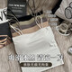 Ice silk suspender vest for women with anti-exposure belt chest pad integrated strap bra with thin bra in summer black + matcha 2 pieces L [recommended 95 Jin [Jin equals 0.5 kg]]