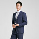 雅戈尔（YOUNGOR）西服男士春夏套西YOTX222704  合款 藏青YOTX222704FIA上衣 M 170/96A