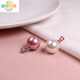 Xiaohui Pearl Pendant Women's S925 18k gold plated single round shell bead new temperament necklace rose gold mother-of-pearl white silver drag 8mm