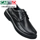 卡帝乐鳄鱼（CARTELO）轻奢男鞋真皮商务休闲皮鞋2025秋季头层牛皮透气正装皮鞋 878-黑色 38