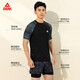 Peak men's swimsuit split short-sleeved swimming trunks men's boxer anti-embarrassment double-layer swimming trunks seaside spa suit L