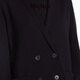 
MaxMara [Zhenxuan Huixiang] Spring and summer women's double-breasted jacket jacket 6311014106 Dark blue XS