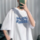 GTYUWVG【9859人收藏】纯棉男士2024夏季新款T恤韩版潮流ins港风学生 白色T恤【SNOOPY小狗】 2XL