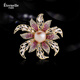 Eternelle French Eternal Bohemian Style Freshwater Pearl Brooch Women's High-end Exquisite 2025 New Corsage Bright Gold